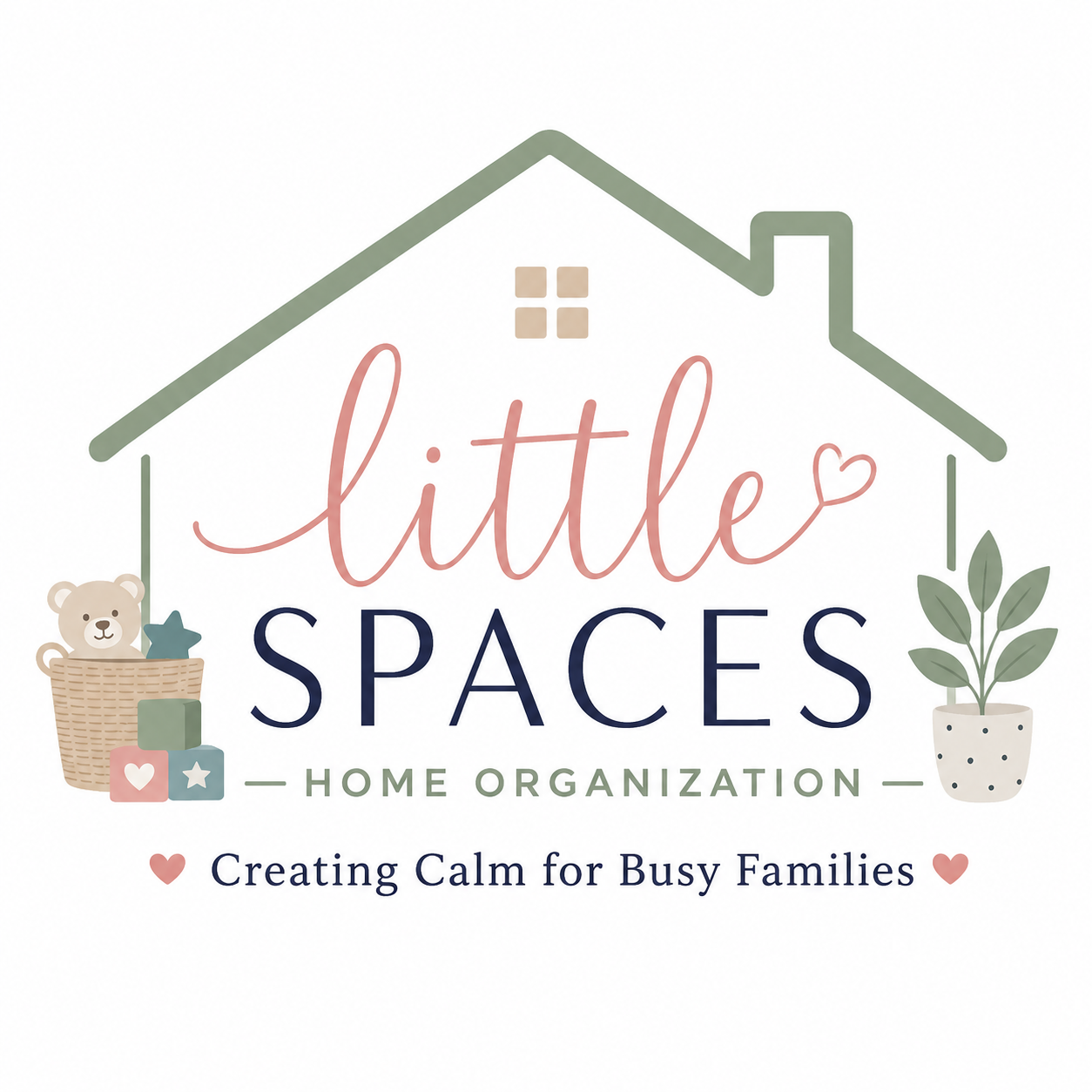 Little Spaces Home Organization logo